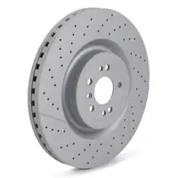 ZIMMERMANN Brake Discs + Brake Pads + Sensor for MERCEDES GL X166, GLE W166, C292 (Front)