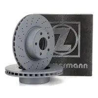 ZIMMERMANN Bremsscheiben Satz f&uuml;r MERCEDES S-Klasse W220 S280 S320 S350 vorne