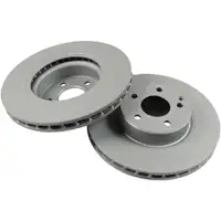 ZIMMERMANN Brake Discs + Pads + Sensor for MERCEDES W211 S211 E280CDI 320CDI (Front)