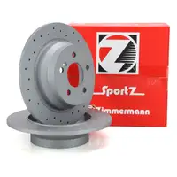 Zimmermann SPORT Bremsscheiben Satz f&uuml;r MERCEDES-BENZ W211 S211 W212 S212 C218 X218 hinten