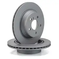 ZIMMERMANN Brake Discs + Pads + Wako for MERCEDES W211, W212, C218, C219 (Rear)