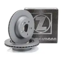ZIMMERMANN Bremsscheiben Satz f&uuml;r MERCEDES C218 X218 C219 W211 W212 X204 hinten