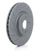 ZIMMERMANN Bremsscheiben Satz f&uuml;r MERCEDES SL R129 55/60/73 AMG vorne 1294212312