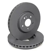 ZIMMERMANN Brake Discs + Pads + Sensor for MERCEDES W177 V177 W247 X118 H247 (Front)