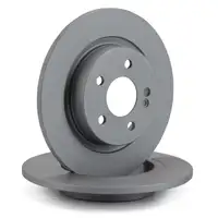 ZIMMERMANN Brake Discs + Brake Pads for MERCEDES W177, V177, W247, C118, X118, H247 (Rear)