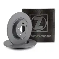 ZIMMERMANN Brake Disc Set for MERCEDES A-Class W177 and B-Class W247 (Rear) 2474230312