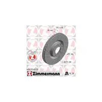ZIMMERMANN Brake Disc Set for MERCEDES G-Class W463 AMG G 63 (Front) 4634210712