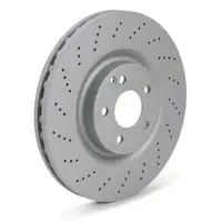 ZIMMERMANN Brake Discs + Pads + Wako for MERCEDES CLS C218 X218 350 400 350CDI (front)