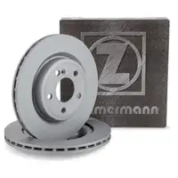 ZIMMERMANN Bremsscheiben Satz f&uuml;r MERCEDES W176 C117 X117 X156 4matic hinten 2464230812
