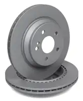 ZIMMERMANN Bremsscheiben Satz f&uuml;r MERCEDES S-Klasse W221 SL R230 hinten 2214231212