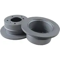 ZIMMERMANN Brake Disc Set for MERCEDES Sprinter 2-ton 901 902 VW LT 2 (rear)