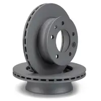 ZIMMERMANN Bremsscheiben + Bel&auml;ge + Wako f&uuml;r MERCEDES Sprinter 2-t 901 902 VW LT 2 vorne