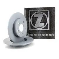 ZIMMERMANN Bremsscheiben Satz &Oslash; 264mm f&uuml;r OPEL Astra G H Corsa C Zafira A B hinten