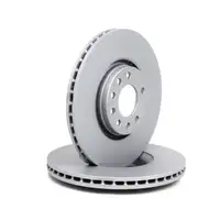 ZIMMERMANN Brake Discs + Brake Pads for SAAB 9-5 YS3E 16-inch Front