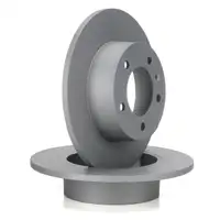 ZIMMERMANN Brake Disc Set for NISSAN Interstar, OPEL Movano X70, and RENAULT Master 2 (Rear)