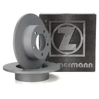 ZIMMERMANN Brake Disc Set for NISSAN Interstar, OPEL Movano X70, and RENAULT Master 2 (Rear)