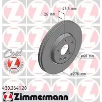 ZIMMERMANN Bremsscheiben + Bremsbel&auml;ge f&uuml;r OPEL Astra K 15 Zoll vorne