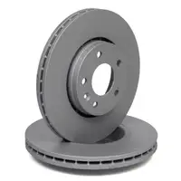 ZIMMERMANN Brake Disc Set for NISSAN Primastar, OPEL Vivaro A, and RENAULT Trafic (2 front brake discs)