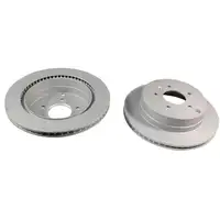 ZIMMERMANN Brake Discs + Pads for CHEVROLET Captiva C100 C140 and OPEL Antara (rear)