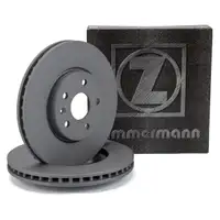 ZIMMERMANN Brake Disc Set for OPEL Insignia A POC J61 SAAB 9-5 YS3G 17-inch front