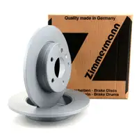 ZIMMERMANN Brake Disc Set for OPEL ZAFIRA B 1.6 CNG / Turbo 94/150 hp (rear)