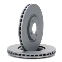 ZIMMERMANN Brake Discs + Brake Pads for PEUGEOT 2008, 208, 3008, 308 (front)