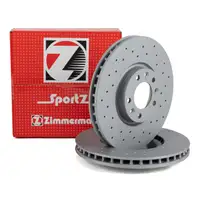Zimmermann SPORT Brake Disc Set for PSA C4 Picasso 2 308 2 508 1 2 OPEL Astra L (front)