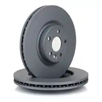 ZIMMERMANN Brake Discs + Pads + Sensor for LAND ROVER Rover Sport/Evoque 17"