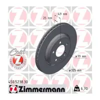 Zimmermann FORMULA S brake discs + pads Sensor for LAND ROVER Defender 18-inch Rear