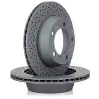 ZIMMERMANN Brake Discs and Pads (Wako) for PORSCHE Boxster Cayman (987) 2.7 and 2.9 (Rear)