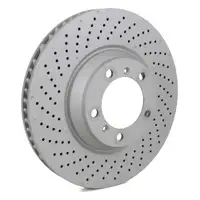 ZIMMERMANN Bremsscheiben + Bel&auml;ge + Wako f&uuml;r PORSCHE 997 3.6/3.8 Turbo / S + 3.6 GT2 vorne