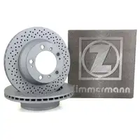 ZIMMERMANN Brake Disc Set for Porsche 911 (996, 997) 3.4/3.6 Carrera (rear)