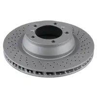 ZIMMERMANN Brake Discs + Pads + Sensor for PORSCHE 991 3.4 Carrera 4 350 hp (rear)