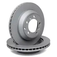 ZIMMERMANN Bremsscheiben + Bel&auml;ge + Wako f&uuml;r PORSCHE Cayenne (9YA) PR-1KX hinten