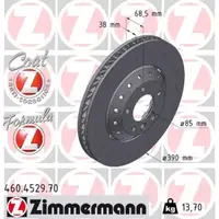 Zimmermann FORMULA Z Bremsscheiben Satz f&uuml;r PORSCHE Cayenne (92A) PR-1LH/1ZL vorne