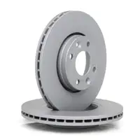 ZIMMERMANN Bremsscheiben + Bremsbel&auml;ge f&uuml;r RENAULT Clio 4 Kangoo 14" Zoe BFM_ vorne