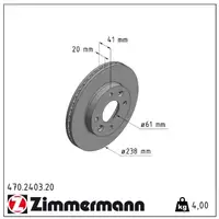 ZIMMERMANN Brake Discs + Pads for RENAULT Clio 1, 2; Megane 1, Super 5; Thalia 1 (front)