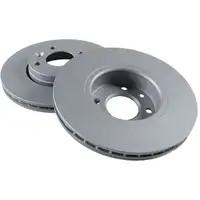 ZIMMERMANN Brake Discs for Renault Clio III, Megane II, Modus, and Thalia II (Front)