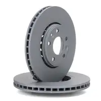 ZIMMERMANN Brake Discs + Brake Pads for RENAULT Laguna 3, Megane 3, Scenic 3 (Front)