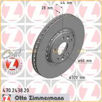 ZIMMERMANN Bremsscheiben + Bel&auml;ge f&uuml;r RENAULT Megane 4 Grand/Scenic 4 Talisman vorne