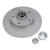 ZIMMERMANN Brake Discs + Wheel Bearings + Brake Pads for RENAULT Megane 3 Fluence (Rear)