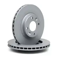ZIMMERMANN Brake Discs for Dacia Logan MCV, Sandero, Renault Clio, and Twingo (Front)