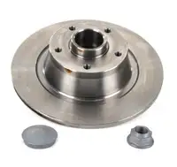 ZIMMERMANN Brake Discs + Wheel Bearings for RENAULT Megane 3 2.0 R.S. 250/265 hp (rear)