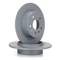 ZIMMERMANN Brake Disc Set for SAAB 9-5 YS3E (Vehicle ID No. X3025752 and up) &ndash; Rear