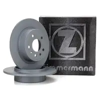 ZIMMERMANN Brake Disc Set for SAAB 9-5 YS3E (Vehicle ID No. X3025752 and up) &ndash; Rear