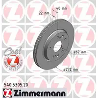 ZIMMERMANN Brake Disc Set for Suzuki Swift IV 1.6 136 hp (model year 2012 and later) &ndash; front