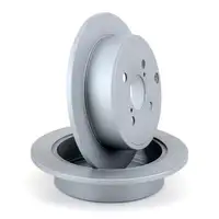 ZIMMERMANN Bremsscheiben Satz f&uuml;r Toyota Corolla 1.4-1.8VVT-i 1.4/2.0D-4D hinten