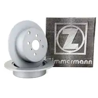 ZIMMERMANN Bremsscheiben Satz f&uuml;r Toyota Corolla / Verso Yaris / Verso hinten