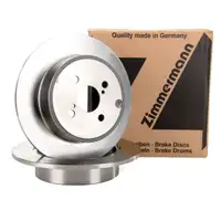 ZIMMERMANN Brake Disc Set for Toyota Corolla 1.4/1.6/1.8 VVTi 2.0D-4D (Rear)