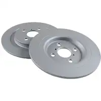 ZIMMERMANN Brake Discs for Toyota Yaris 1.0&ndash;1.8 VVTi, 1.4 D-4D, 1.5 Hybrid (Rear)